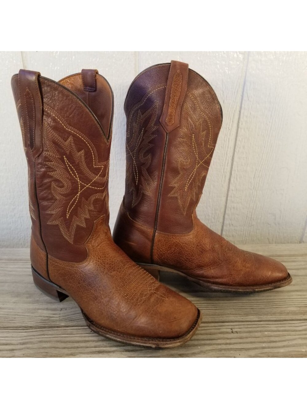 Cody James Blue Collection Men Performance Brown Leather Western Boot 10 D BBH45